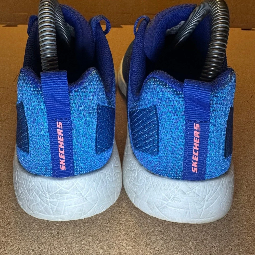 Skechers Lite-Weight Sneakers Women 8 Blue 12783 Air-Cooled Memory Foam Athletic